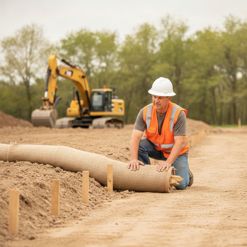3 ft x 100 ft Silt Fence With Wooden Stakes (4 ft) - Sediment and Erosion Control (Orange / Black) - Made in USA